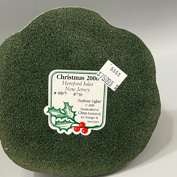 2000 Harbour Lights Hereford Inlet New Jersey #710 COA Box COIN Christmas - Picture 11 of 16